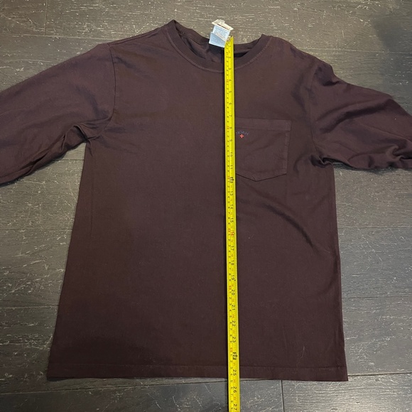 BNWT NOAH SOHO NYC Dark Deep Purple Small long sleeve Shirt - Picture 7 of 8